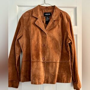 Real suede jacket. Extra large.